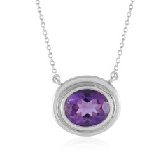 Collar en plata con Amatista de Siberia