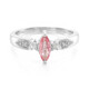 Anillo en plata con Zafiro Padparadscha