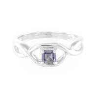 Anillo en plata con Iolita de Orissa