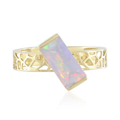Anillo en oro con Ópalo Welo AAA (Ornaments by de Melo)