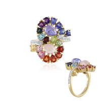 Anillo en plata con Tanzanita