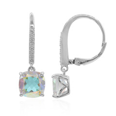 Pendientes en plata con Topacio Rayo de Luna