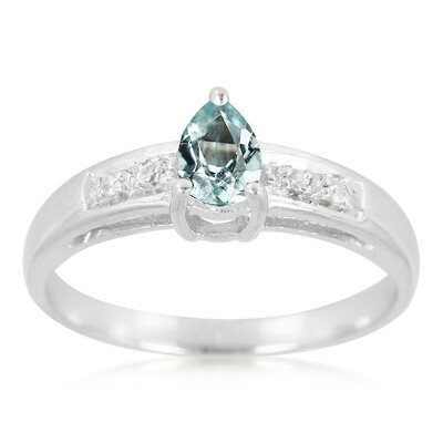 Anillo en plata con Turmalina Paraíba