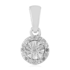 Colgante en plata con Diamante I2 (H)
