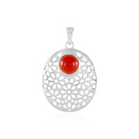 Colgante en plata con Ónix rojo