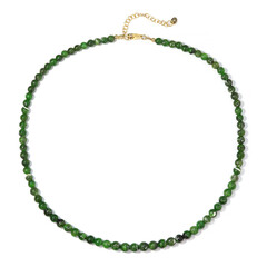 Collar en plata con Diópsido de Rusia