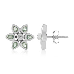 Pendientes en plata con Alejandrita