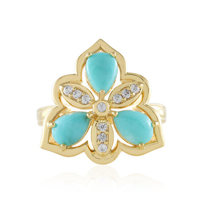 Anillo en plata con Turquesa
