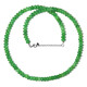 Collar en plata con Cuarzo verde musgo