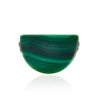 Colgante en plata con Malaquita (MONOSONO COLLECTION)