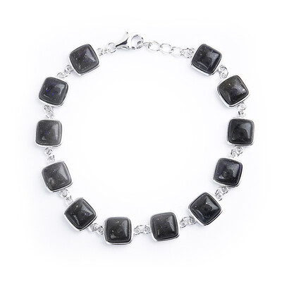 Brazalete en plata con Ópalo de Honduras