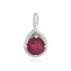 Colgante en plata con Rubí de Bemainty