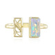 Anillo en oro con Ópalo Welo AAA (Ornaments by de Melo)