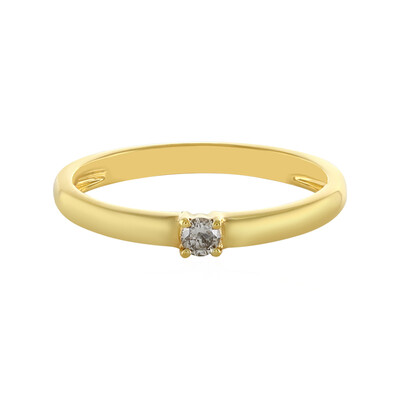 Anillo en plata con Diamante champán I4