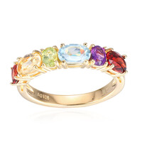 Anillo en plata con Granate
