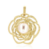 Colgante en oro con Perla Freshwater