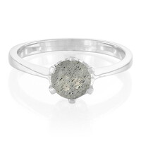Anillo en plata con Espectrolita