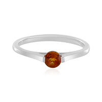 Anillo en plata con Citrino de Madeira