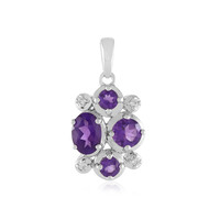 Colgante en plata con Amatista