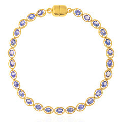 Brazalete en plata con Tanzanita
