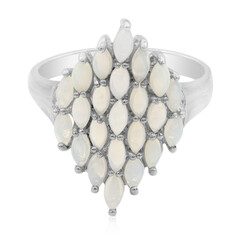 Anillo en plata con Ópalo blanco