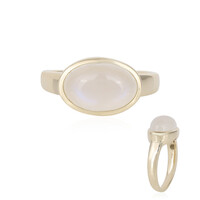 Anillo en oro con Piedra de luna azul (KM by Juwelo)
