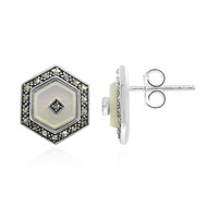 Pendientes en plata con Nácar