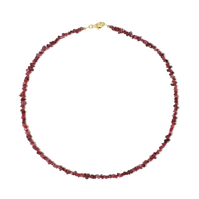 Collar en plata con Espinela roja noble
