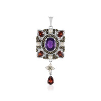 Colgante en plata con Amatista