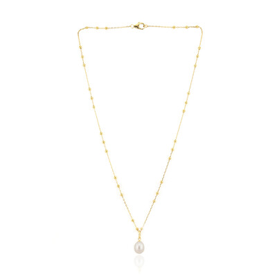 Collar en plata con Perla blanca Freshwater