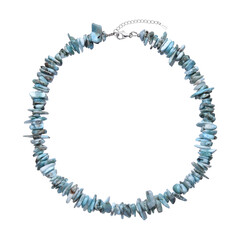 Collar en plata con Larimar