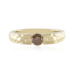 Anillo en oro con Diamante chocolate I1 (de Melo)
