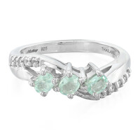 Anillo en plata con Turmalina Paraíba