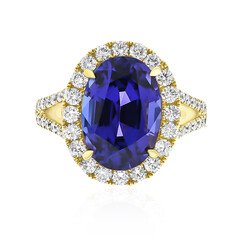 Anillo en oro con Tanzanita AAA (CIRARI)