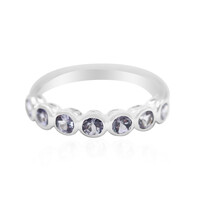 Anillo en plata con Tanzanita sin calentar