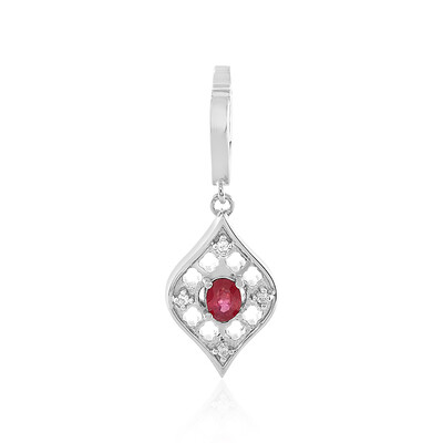 Colgante en plata con Rubí de Bemainty