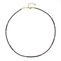 Collar en plata con Granate de Mozambique