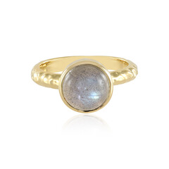 Anillo en plata con Labradorita