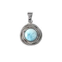 Colgante en plata con Larimar