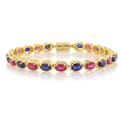Brazalete en plata con Rubí de Madagascar
