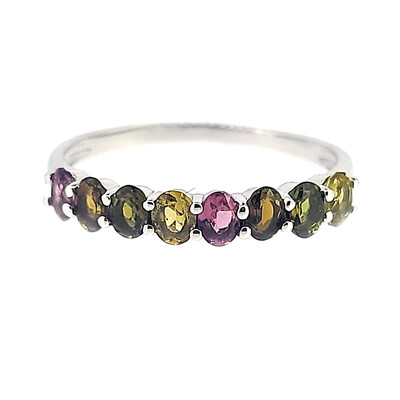 Anillo en plata con Turmalina