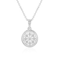 Collar en plata con Diamante I2 (J)