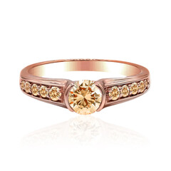 Anillo en oro con Diamante rosa de Francia de Argyle VS1