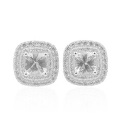 Pendientes en plata con Danburita