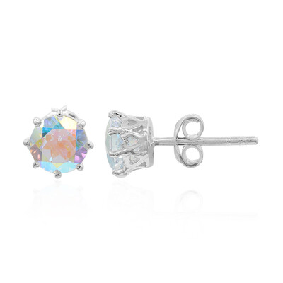 Pendientes en plata con Topacio Rayo de Luna