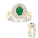 Anillo en plata con Esmeralda de Zambia (Gems en Vogue)