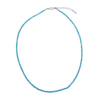 Collar en plata con Apatita azul