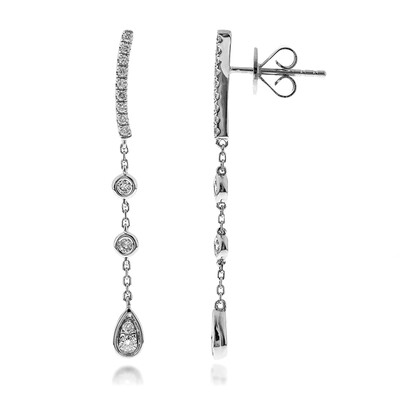 Pendientes en oro con Diamante SI2 (G)  (CIRARI)