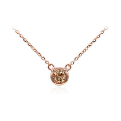Collar en oro con Diamante rosa de Francia de Argyle VS1
