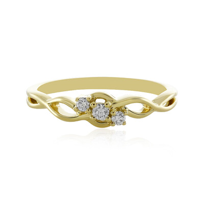 Anillo en oro con Diamante limpio a lupa F (LUCENT DIAMONDS)